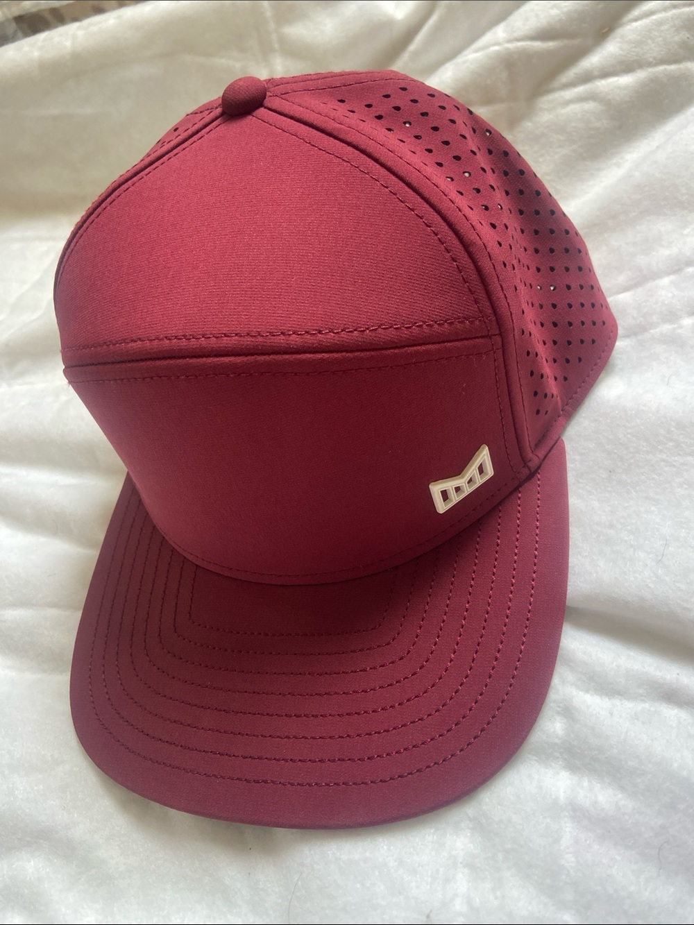 Melin Trenches Hat Maroon Snapback Cap NWOT